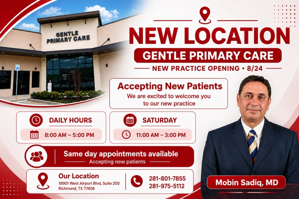 New Primary Care In Richmond TX | Gentle Primary Care